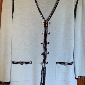 St.John Blazer, Color Light Blue ,Size 14